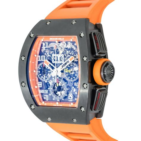 richard mille orange watch price|richard mille iced watch.